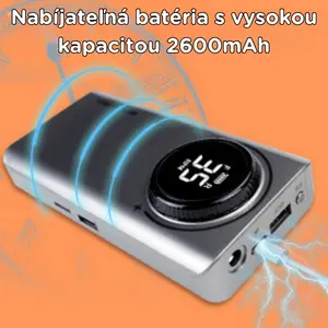 YOKE FELLOW Nabíjateľná batéria s vysokou kapacitou 2600mAh - šedý set